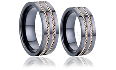 Ceramic / Zirconium ring