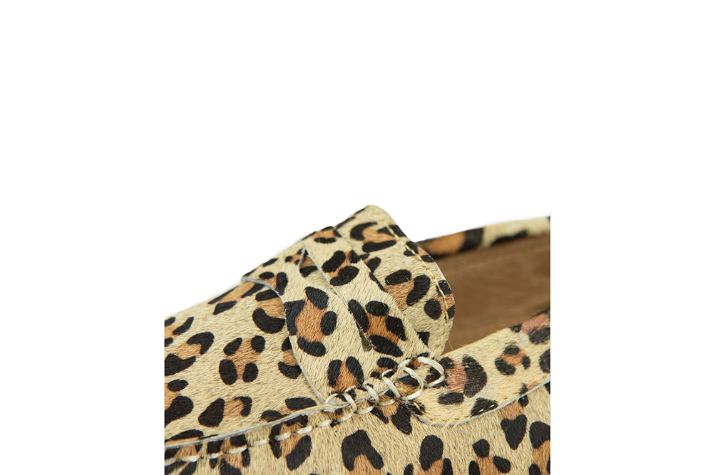 leopard print driving moccasins