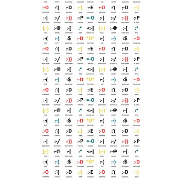 Zasłona łazienkowa SMILEYS
