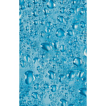 Zasłona łazienkowa WATER niebieska