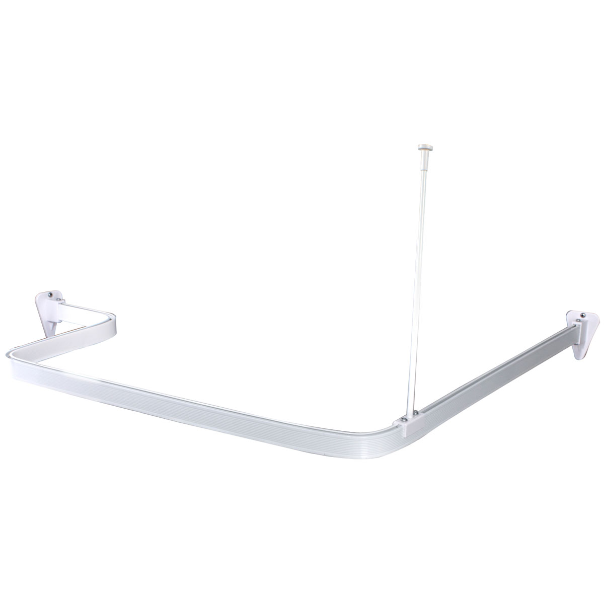 Drążek prysznicowy uniwersalny FLEX 300 cm biały