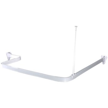Drążek prysznicowy uniwersalny FLEX 300 cm biały