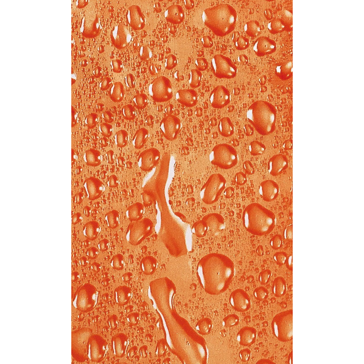 Zasłona łazienkowa WATER pomarańczowa