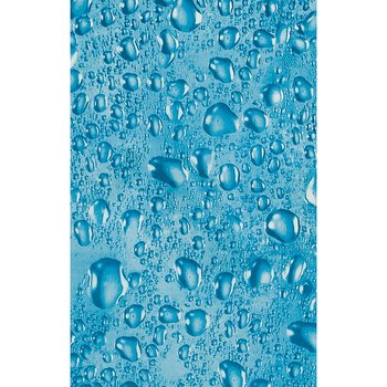 Zasłona łazienkowa WATER niebieska