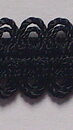 Svart resårband 14 mm