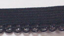 Svart resårband 10 mm
