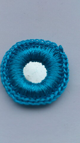Blå spegelapplikation (Ø = 19 mm)
