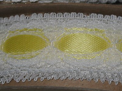 Gult spetsband 20 mm