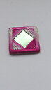 Rosa spegelapplikation (19 x 19mm)