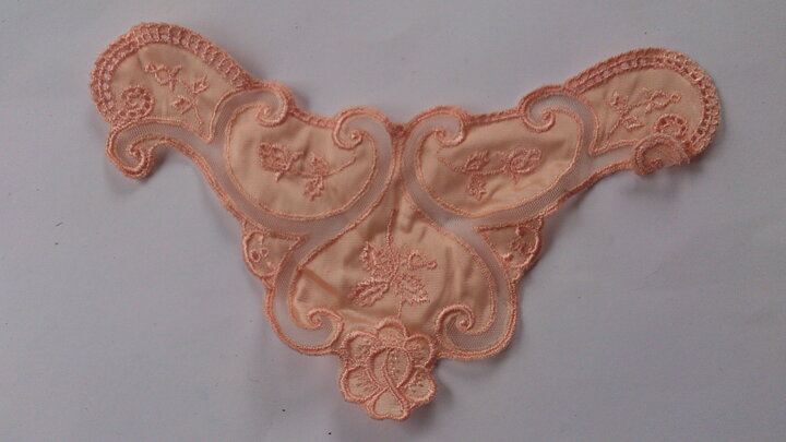 Rosa applikaton (230 x 150 mm)