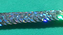 Silverfärgat stretchpaljettband 6 mm