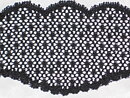 Svart stretchspets 63 mm