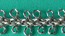 Silverfärgat band 10 mm
