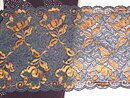Blå/Orange stretchspets 160 mm