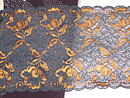 Blå/Orange stretchspets 160 mm