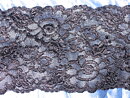 Svart stretchspets 100 mm