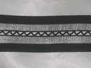 Svart stretchspets 22 mm