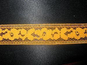 Orange spets 15 mm
