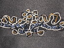 Silverfärgad applikationsspets 40 mm