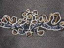 Silverfärgad applikationsspets 40 mm