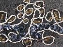 Silverfärgad applikationsspets 40 mm