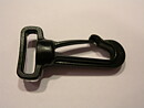 Svart plastkrok 11 mm