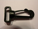 Svart plastkrok 11 mm