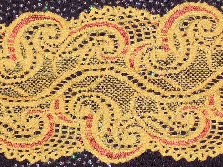 Orange stretchspets 80 mm