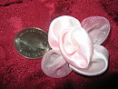 Rosa tygblomma (40 x 45 mm)