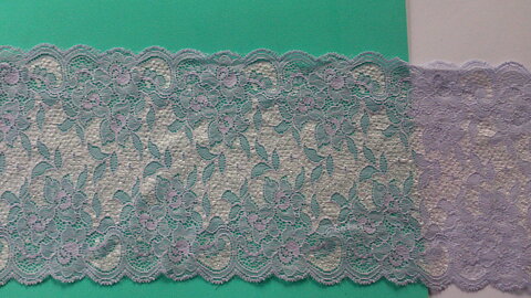 Ljuslila stretchspets 160 mm