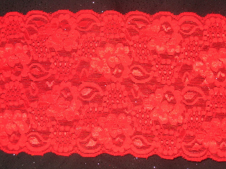 Röd stretchspets 140 mm