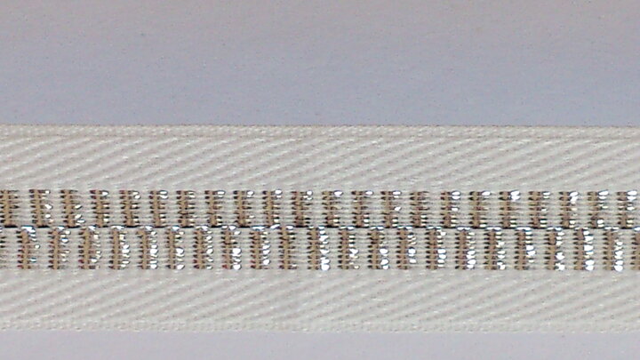 Vitt band 17 mm