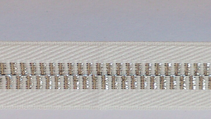 Vitt band 17 mm