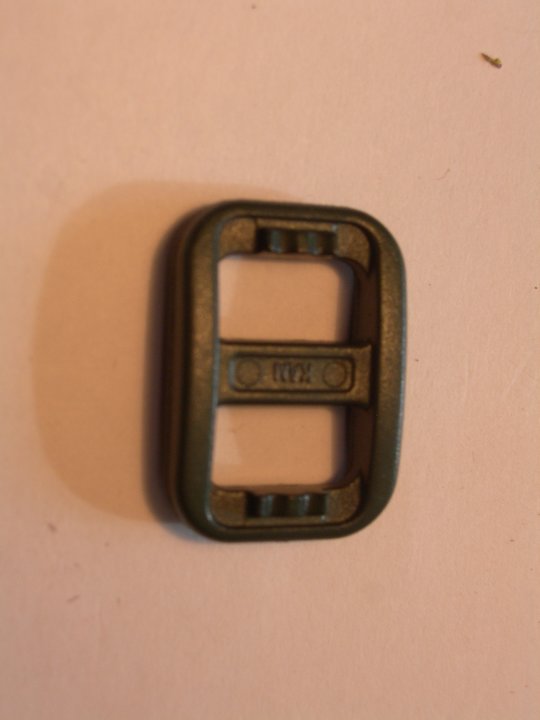 Banddel militärgrön 10 mm