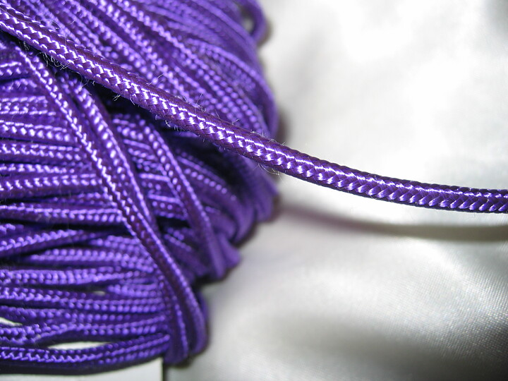 Lila runt band 4 mm