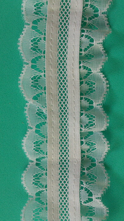 Vitt resårband 45 mm