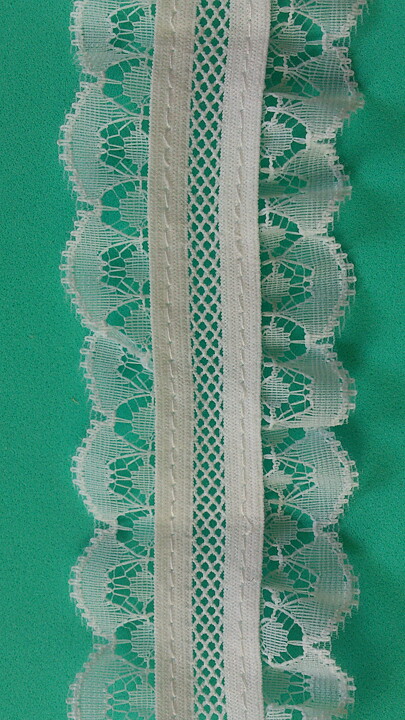 Vitt resårband 45 mm