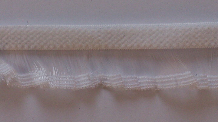 Vitt resårband 20 mm