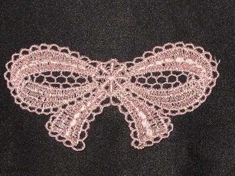 Rossettapplikation (80 x 45 mm)