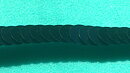 Svart paljettstretchband 6 mm