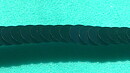 Svart paljettstretchband 6 mm