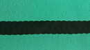 Svart paljettstretchband 6 mm