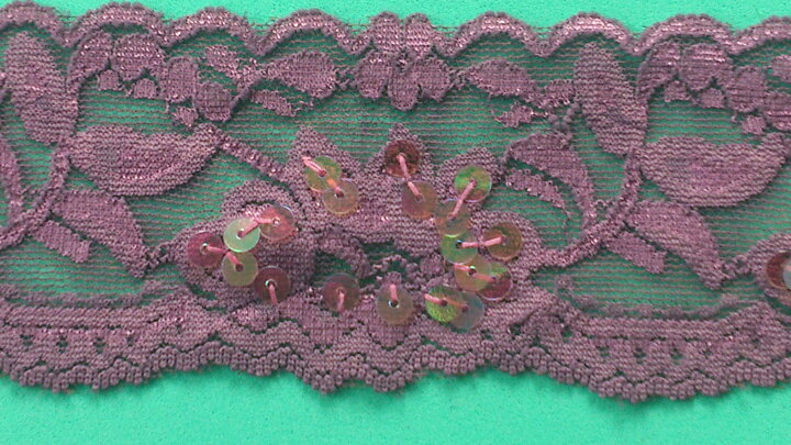 Lila stretchspets 55 mm