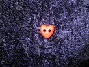 Röd plastknapp  (14 x 10 mm)