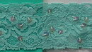 Mintgrön stretchspets 45 mm