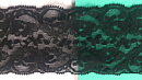 Svart stretchspets 75 mm