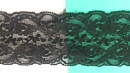 Svart stretchspets 75 mm