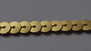 Matt guldfärgat paljettband 6 mm