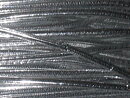 Silverfärgat resårband 1 mm