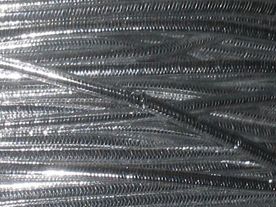 Silverfärgat resårband 1 mm